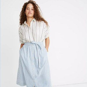 NWT Madewell Button Skirt